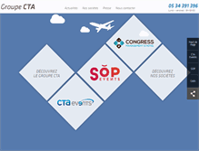 Tablet Screenshot of groupe-cta.com